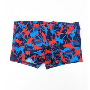 Nabaiji Red & Blue Monkey Euro Swim Shorts 18-24 Months